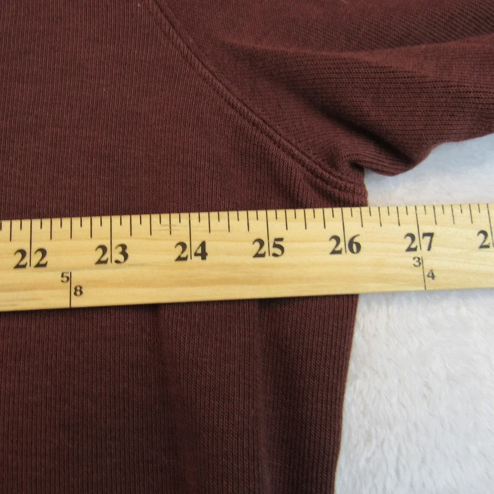UNTUCKit Henley Sweatshirt Mens XXL Brown Excellent Veneroso 41307 Long Sleeve